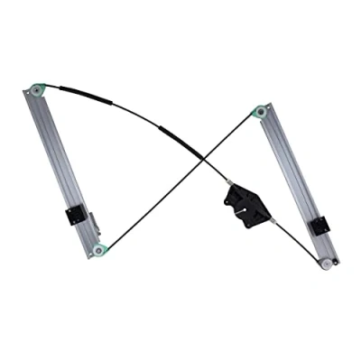 Image of 8E0837462B, 8E0837462C Window regulator VALEO 850597 Right Front electric without motor with comfort function AUDI: A4 B7 Avant, B6 Saloon
