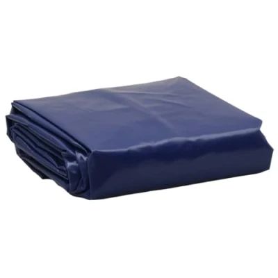 Image of vidaXL Heavy Duty Tarpaulin Blue 1.5x2m 650g/m² Water/UV/Mould Resistant Canvas with PVC Coating, Metal Eyelets, for Garden, Trailers, Boats