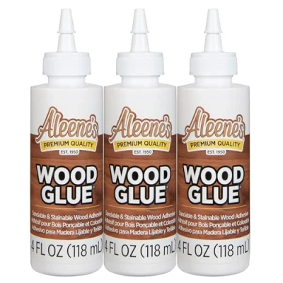Image of Aleenes, Ilovetocreate 4 oz. Wood Glue 3 Pack Bundle, Multi