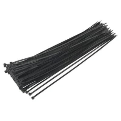 Image of Sealey Cable Tie 380 x 4.8mm Black Pack of 100
