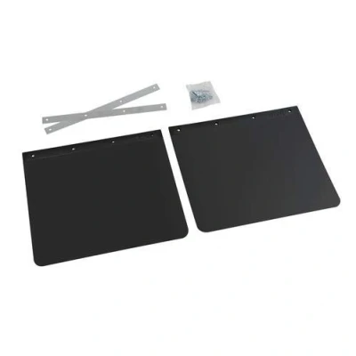 Image of Van mudflaps 35x30cm Splash Guard Heavy Duty Fitting Kit