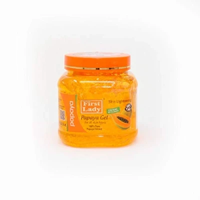 Image of First Lady Papaya Skin Lightening Gel 500ml Brightens, Lighten Blemishes