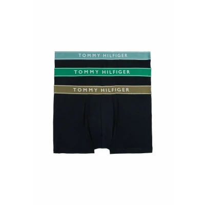 Image of Tommy Hilfiger Everyday Essentials 3 PACK Pants, Men&#039;s, Size: Small, Unt olv nvue grn grvty
