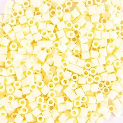 Image of Vaessen Creative Iron On Beads, Cream, Pack of 1100, Children, DIY Design, Jewellery, Decoration, Embellishments and Other Craft Ideas, Creme, Standard Size