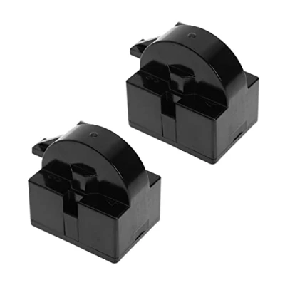 Image of eMagTech 2pcs 15 Ohm Refrigerator Start Relay 1 Pin PTC Starter Fridge Replacement Parts Freezer Compressor Resistor for Mini Fridges Compact Freezers Wine