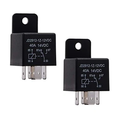 Image of Ehdis 2 PCS Relay 12V 40A, Car 5 Pin Coil, Automotive Contactor Switch Power, Auto Switches &amp; Starters