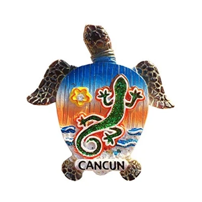 Image of 3D Cancun Mexico Fridge Magnet Souvenir Gift Refrigerator Decor Magnetic Sticker Collection