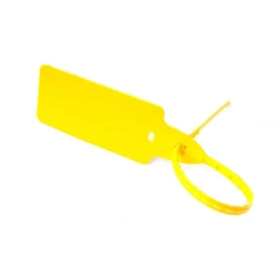 Image of UniFlag Big Tag All in One Security Seal with Large Flag (Yellow, 100)