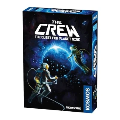 Image of Thames &amp; Kosmos The Crew: Quest For Planet Nine, Cooperative Card Game, Family Games Game Night, Adults and Kids, Kennerspiel des Jahres Winner 2020, 2 to 5 Players, Ages 10+