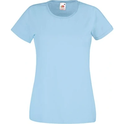 Image of Fruit of the Loom T Shirt Blue Sky