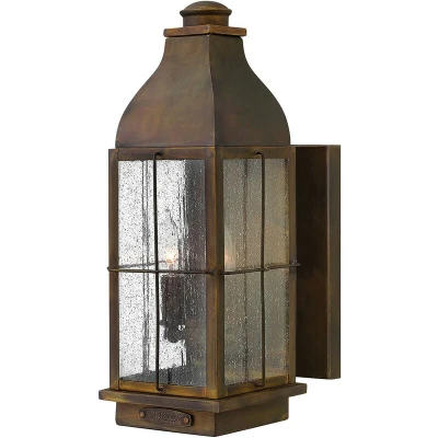 Image of Bingham 3 Light Outdoor Medium Wall Lantern Sienna IP44, E14