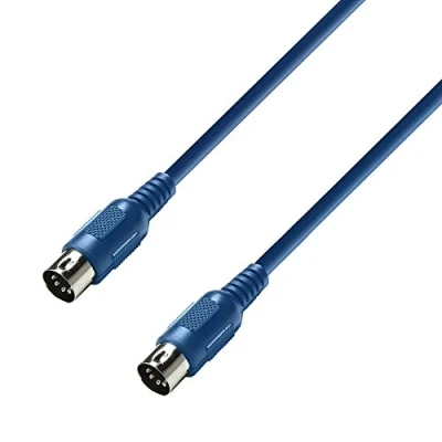 Image of Adam Hall 3 Star Series 3m MIDI Cable Blue