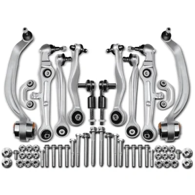 Image of Frankberg Control Arm Kit Front Compatible with A4 8E2 8EC B6 B7 2000 2008 Avant 8ED 8E5 2001 Cabriolet 8H7 8HE 2002 2009 Replace# 8E0498998