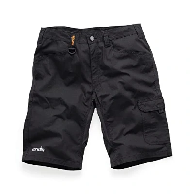 Image of Scruffs Trade Flex Shorts Black 33&quot; W