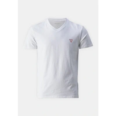 Image of Guess VN SS CORE TEE men&#039;s T shirt in White