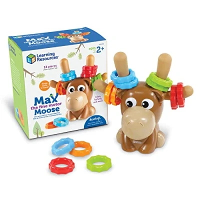 Image of Learning Resources LER9092 Max Moose, Fine Motor Toy for Toddlers, Ages 18 mos+