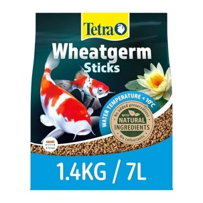 Image of Tetra Wheatgerm Pond Fish Food Sticks 1.4kg for cold weather feeding