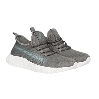 Image of Crosshatch Brehmer Mens Trainers Grey 7 UK