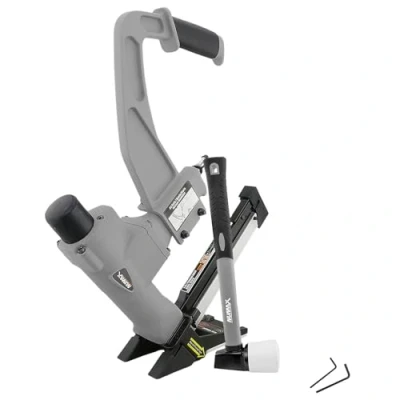 Image of NuMax SFL618 3 in 1 Pneumatic Flooring Stapler/Nailer with White Rubber Mallet by