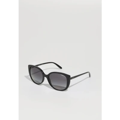 Image of VOGUE EYEWEAR Woman VO5623S W44/T3 Sunglasses Nylon Black Grey Butterfly Polarized Shaded