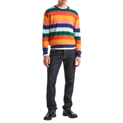 Image of United Colors of Benetton Men&#039;s Jersey G/C M/L 1235k107k Sweater, Multicolour, S