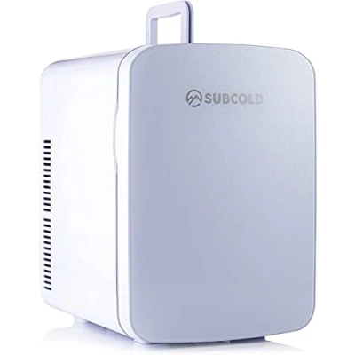 Image of Subcold Ultra 15 Mini Fridge Cooler &amp; Warmer 3rd Gen 15L capacity Compact, Portable and Quiet AC+DC Power Compatibility (White) (Renewed)