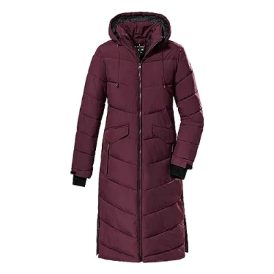 Image of Killtec Ladies Kow 62 Wmn Qltd Ct Winter Coat Down Look Hooded