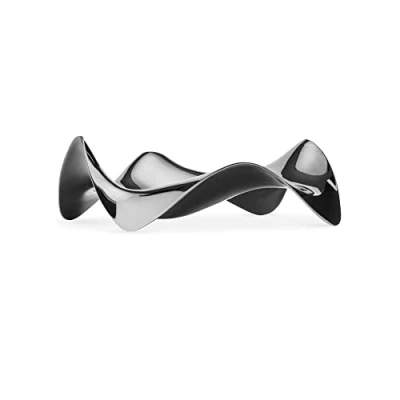 Image of Alessi Blip PG02 Spoon Rest in 18/10 Stainless Steel Mirror Polished