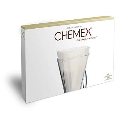 Image of Chemex Bonded Filter Half Moon 100 ct 2 Pack Exclusive Packaging