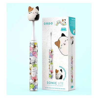 Image of ORDO Sonic Lite Kids Electric Toothbrush Squishmallows Cam &amp; Squad, White