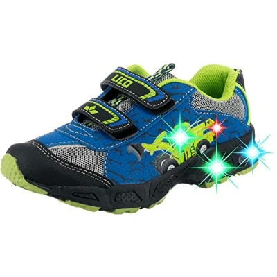 Image of Brütting Atlanta High Vs Trail Running Shoe, Navy Blue Lemon, 11 UK Child