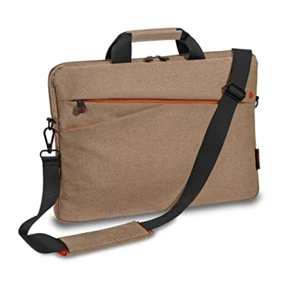 Image of PEDEA laptop bag &quot;Fashion&quot; for notebooks with screens up to 15.6 inches (39.6 cm); shoulder strap, beige