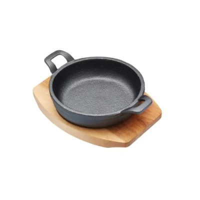 Image of Artesa Cast Iron Sizzle Gratin With Board