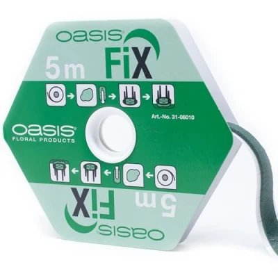 Image of Oasis Fix Adhesive Green Double Sided Tape Modelling Clay Craft Floristry Supplies for Attaching Floral Foam Sponge