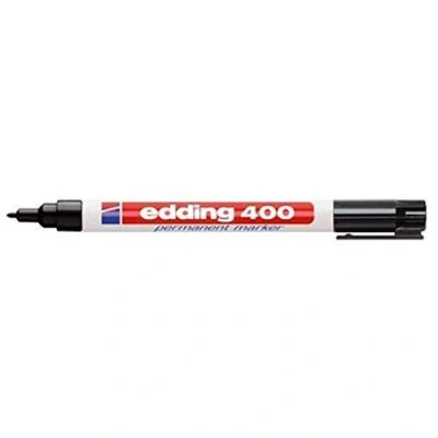 Image of Edding 400 black felt pens pack of 10