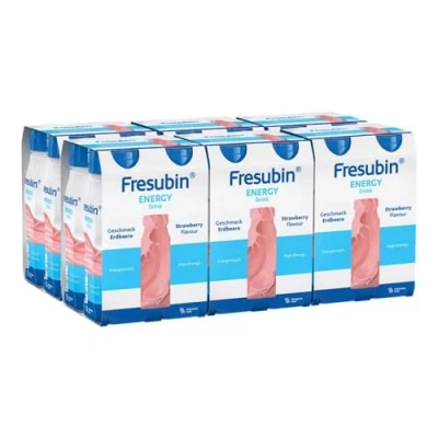 Image of Fresenius Kabi Fresubin Energy Drink Strawberry bottle, 6 x 4 200 ml, 1er Pack (1 5,5 kg)