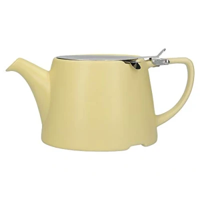 Image of London Pottery Oval Filter 3 Cup Teapot Satin Buttercup