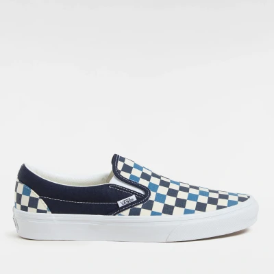 Image of Vans Classic Unisex Slipons, Size: 120, Check navy shoes