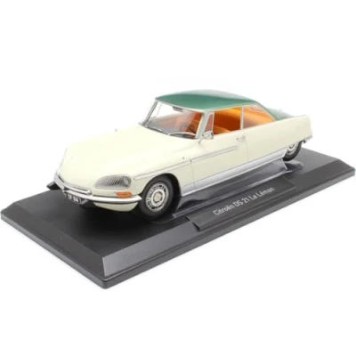 Image of Norev NV181751 1:18 Citroen DS 21 Le Léman 1968 Ivory &amp; Green Metallic roof Collectable Model, Multi