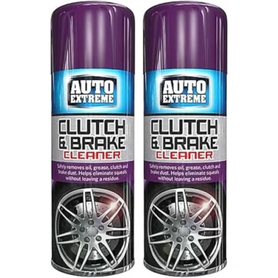 Image of PNJB Clutch And Brake Cleaner, Oil Grease Removing Spray, Quick Drying, Non Corrosive, Easy Application, Multipurpose Aerosol Spray For Car, Bike,400ml, (2PCS)