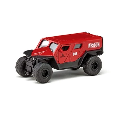 Image of siku 2307, GHE O Rescue Vehicle, 1:50, Metal/Plastic, Red, Multi functional, Compatible with models at the same scale