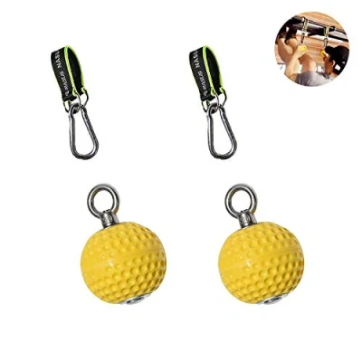 Image of Lispeed Training Cannon Ball with Wrist Pull Up Fitness Equipment Power Holds Grips Pointing Grip Strength (72 mm)