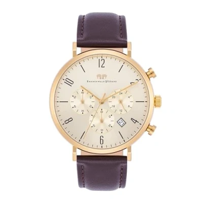 Image of Rhodenwald &amp; Söhne Mens Stainless steel Watch Brown One Size