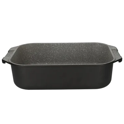 Image of MasterClass Cast Aluminium 34cm Roasting Pan Black
