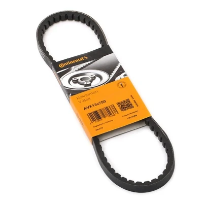 Image of 7651549, 7655544 V Belt CONTITECH AVX13X750 750mm MERCEDES BENZ: W123 Saloon, Pagode Convertible, S Class IVECO: DAILY 2 Kasten/Kombi, 1