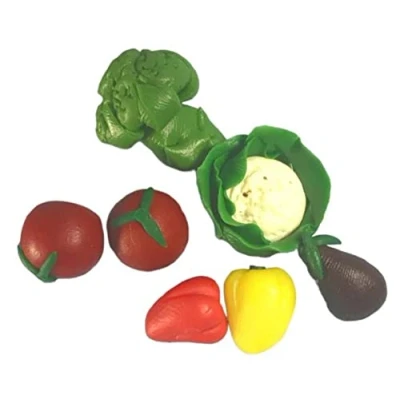 Image of Melody Jane Dolls House Fresh Mixed Vegetables Greengrocers Shop Store Kitchen Accessory