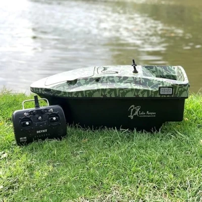 Image of Lake Reaper Carp Fishing Bait Boat in Camouflage