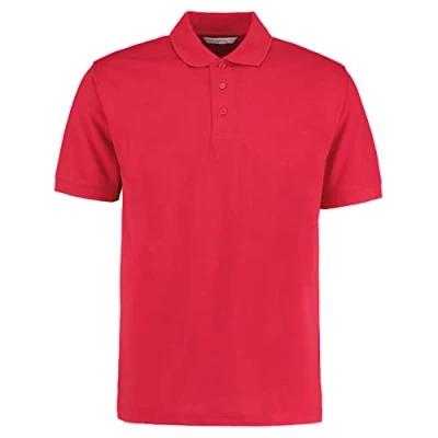 Image of Kustom Kit Unisex Comfort Finish Klassic Polo Shirt Red 4XL