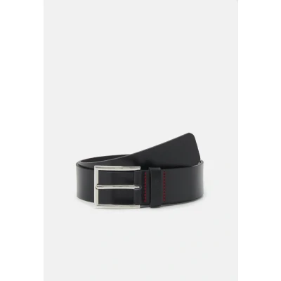 Image of HUGO Giaspo Belt, Men&#039;s, Size: 32, Schwarz