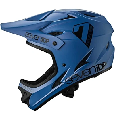 Image of 7 iDP M1 Full Face Cycling Helmet Blue 59 60cm (7714 33 540)